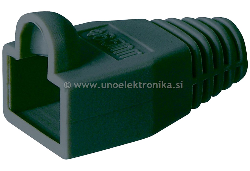 POKROVČEK ZA MIKROVTIKAČ 8/8 RJ45 ČRNI