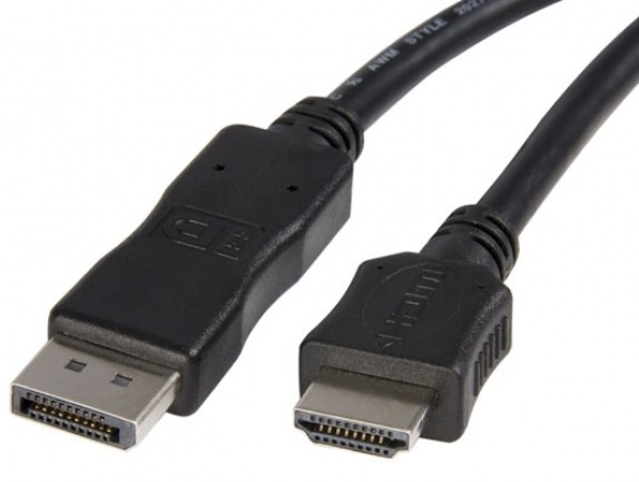 KABEL DISPLAYPORT - HDMI L=2m 4K