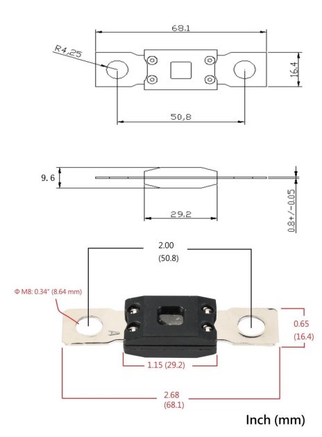 VAROVALKA AVTOMOBILSKA 500A 32-72VDC