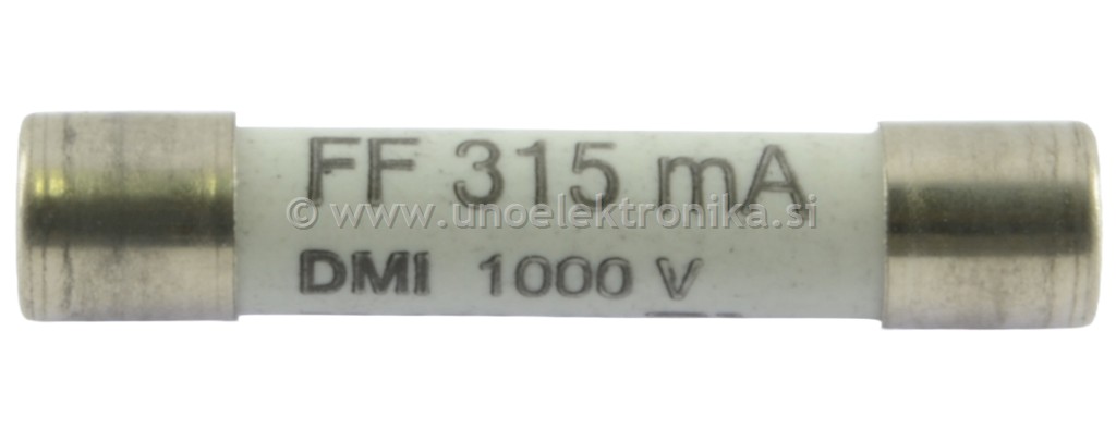 VAROVALKA CEVNA 6,3x32mm FF KERAMIČNA