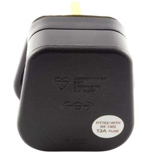 VTIKAČ ANGLEŠKI ( UK ) 13A ČRNI