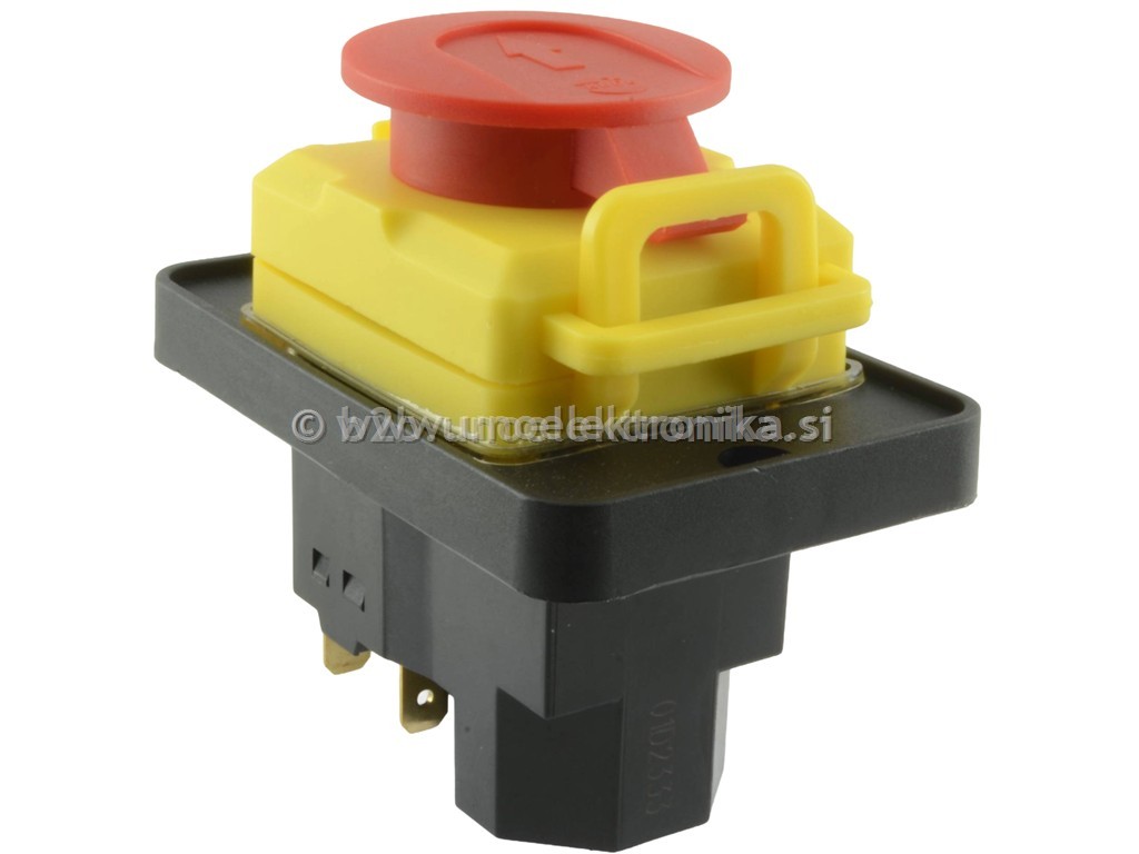 STIKALO DVOJNO 3p. 15A 400V RDEČE/ZELENO