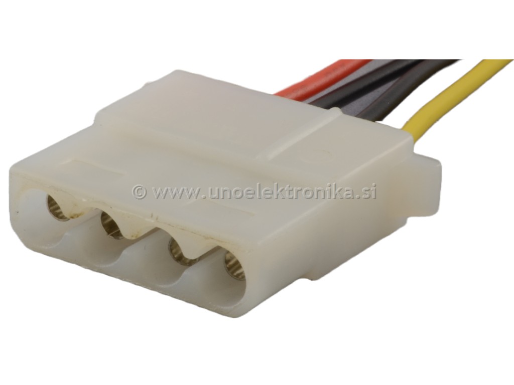 VTIČNICA NAPAJALNA 4p. ZA NAPAJALNIK ATX