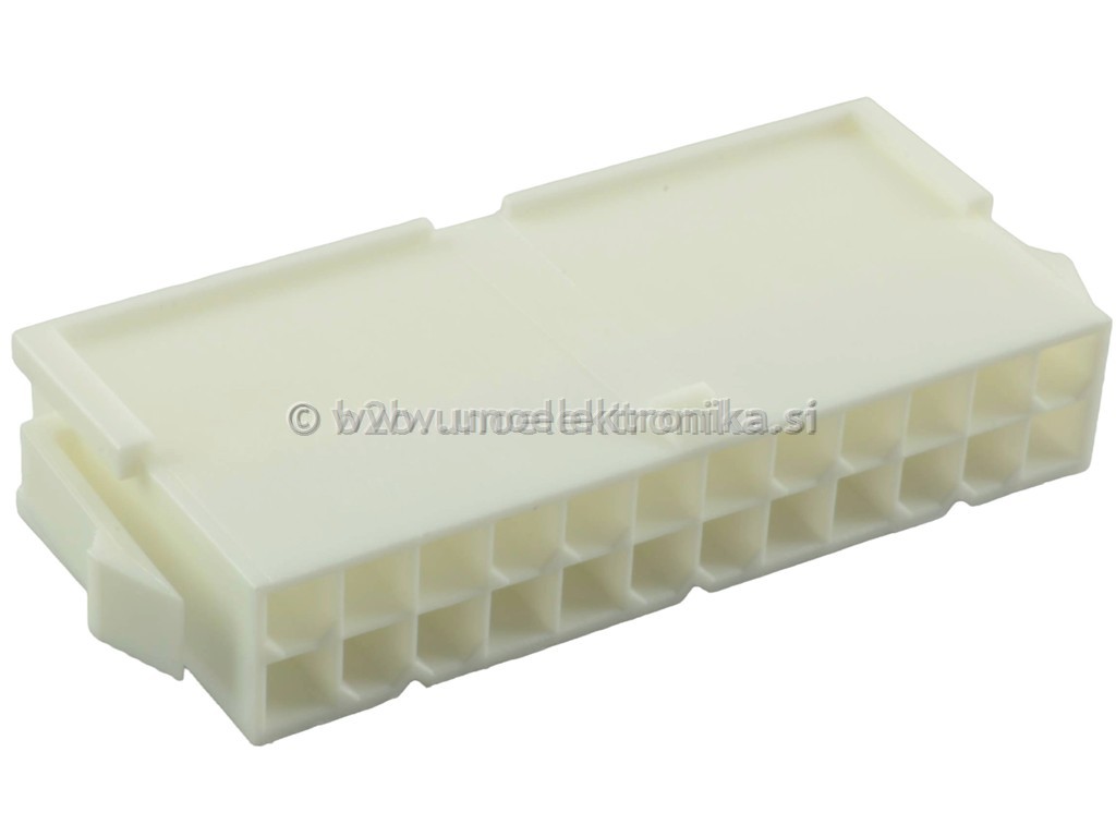 VTIKAČ MINI-FIT JR 24p. ZA NA PANEL